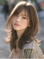 アルトリスト(Altruist Aging×HAIR&SPA) ★ダークアッシュ大人ガーリーボブ着物ミディアムレイヤーカット