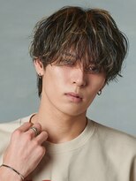 エルマーク 高槻(L-MARK)&nbsp;メッシュハイライトスパイラルパーマツイストパーマツーブロック