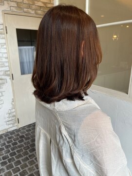 フィガロ ミリー 北生駒店(Figaro Mily) うる艶ブラウンベージュ