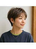 カジュアルショートスタイル 20代 30代 40代 50代 60代髪質改善