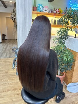 スカイ(SKY) 透明感カラー/髪質改善/縮毛矯正/レイヤーカット/ダブルカラー