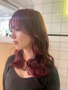 ラヴィズム 小新店(LUVISM) 韓国/顔周りレイヤー/ブリーチ/ベージュ/ダブルカラー/西区/小新