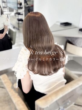 ブランコトレス 鏡島(BLANCO tres) レイヤーカット/ブリーなしカラー/艶カラー