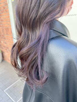 ムーン(moon) ピンクベージュ/アンブレラカラー/クールショート/前髪/武蔵小杉