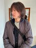 【２回目以降来店のメンズ限定】　カット+カラー＋クイックケア　￥15,400