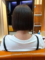 アビエクレール 河内花園(abije claire) つるりんちょ。美髪ストレートボブ【河内花園駅】