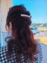 リリーヘアサロン(LILY hair salon) ハーフアップ