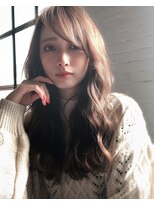 チョビー(Chobii)&nbsp;[chobii表参道]デジタルパーマ グレージュカラー ロングヘア/0