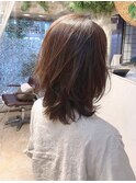 20代30代40代50代小顔ひし形ツヤCカーブレイヤーヘア