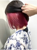 CECIL下北沢／代々木上原　インナーカラーピンク×韓国人風ヘア