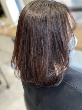 コスアンドコウ 横浜山下(Cos&Co.) エアリーミディ イメチェン前髪 NEWピンクブラウン