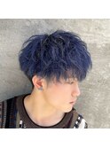 束感マッシュ ディープパープル
