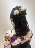 卒業式☆袴着付け+ヘアセット