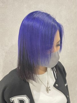 イト(ito) アンブレラカラーブルーパープルヘアカラー～糸ito～HIRO