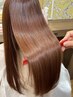 髪質改善★話題水素抗酸化トリートメント2回目×カット×カラー　(南森町)