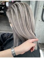 アポロ 横浜駅店(apollo)&nbsp;バレイヤージュ　シャドウルーツ　ホワイトアッシュ