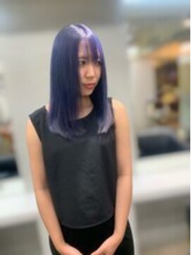 ディア(.eer) 【.eer/ディア】ブルーラベンダー/色落シルバー/韓国風カラー