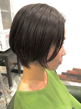 リノナ(Linona) ☆小顔効果カット インナーカラー グレーベージュ 髪質改善 韓国