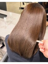 キュア 表参道(CURE)&nbsp;黒髪/グレージュカラー/ココアベージュ/ヘルシーロング[表参道]