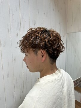 ソワン ドゥ ブレス 立花店(soin de brace) メンズブリーチスパイラルパーマ/サーフカール