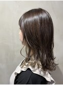 【札幌円山】インナーカラー/ケアブリーチ/セミロング
