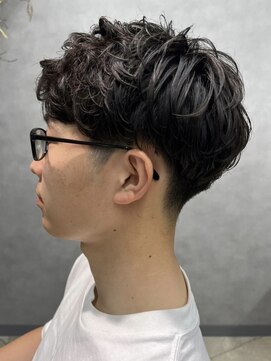 リット×ベリエ(Lit.×belier) 鹿児島シャドウパーマスパイラルパーママッシュウルフカット30代