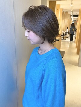 チャコレ パーチ 北千住店(Chacolle perch) ショートボブ× アッシュグレージュ