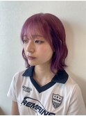 【ケアブリーチ】20代30代/チェリーレッド/ハイトーン/小顔/モテ