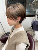 コワファーストナガサキシャンプーボーイ(COIFF1RST NAGASAKI SHAMPOO BOY)&nbsp;大人ショートボブ丸みショートカットマッシュショート前髪あり