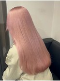 12857髪質改善ストレートラベンダーミルクティーホワイトピンク