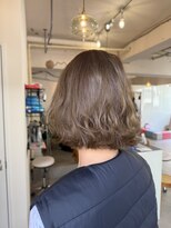 ピノ(pino.)&nbsp;外国人風カラーオリーブベージュブリーチなしカラー