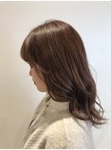 【谷】オレンジベージュ＊ミディアム