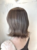 サロン ド ソーホー 蕨(Salon de SOHO) ◎透明感グレージュ×外ハネミディアムボブ◎