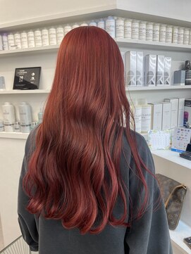 ペレ 渋谷(PELE) ホワイトグレージュ/デジタルパーマ/チェリーブラウン/渋谷