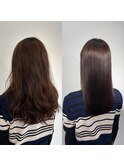 大人女性の愛され艶カラー【聖蹟桜ヶ丘/美容室/髪質改善】