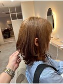 ナチュラルカール×くびれレイヤー