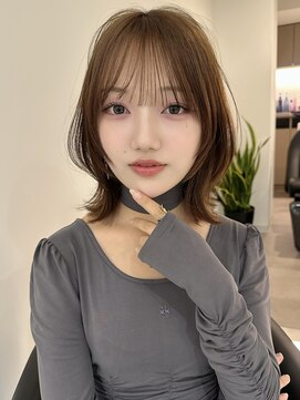 リリット(ReLit) ハイライトレイヤーカットマロンベージュ20代30代40代50代