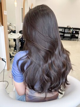 ノエシキカ(noe sikika) くびれヘア/アプリコットオレンジ/ハイライトカラー/栄e12