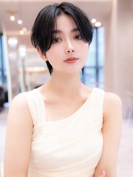 ケアリー プレナ海浜幕張(Carelly) デザインカラー/レイヤーカット/ウェットヘア/オリーブベージュ