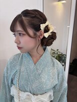 エルガ バイ コバルト(LGA by cobalt)&nbsp;浴衣ヘアアレンジ