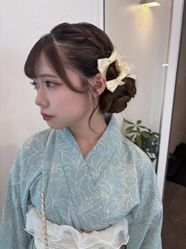 エルガ バイ コバルト(LGA by cobalt) 浴衣ヘアアレンジ