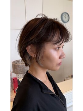 ラシェンテ みのおキューズモール(La Sente) 10代20代30代40代オススメスタイル小顔マニッシュボブ