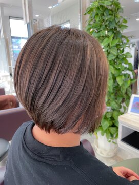 ブレスバイファースト 富谷店(Breath by first) 襟足スッキリ、骨格補正ボブ
