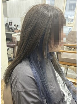 テーラヘアー 湘南台店(TELA HAIR) アッシュインナーカラー×顔周りのレイヤー