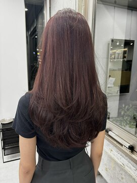 ディジョン(Dijon) 韓国顔まわりレイヤーカットグレージュオリーブベージュブラウン