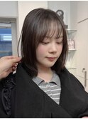 ミニボブレイヤー/レイヤーカット/ショートボブ/顔周り韓国/0304