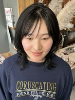 チェリーコーク ウブ(CHERRY COKE ubu) ~レイヤーカットをコテ巻きで、伸ばし中でも楽しめるヘア~