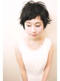 無造作がかわいいショートバングショート【RENJISHI KICHIJOJI】