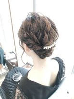 ロカット サロン(Roquat Salon)&nbsp;大人シニヨンアレンジ【ヘアアレンジ　立川/八王子/立川南/袴】
