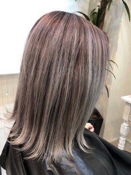 ディバイス カラーアンドエクステ(Device) 【Device】外国人風アッシュグレー＋シールエクステ50枚